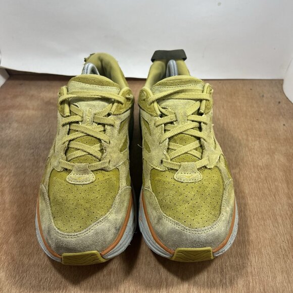 Hoka One One U Clifton L Suede Sneakers Shoes Yellow Men Size 9.5 main image 7